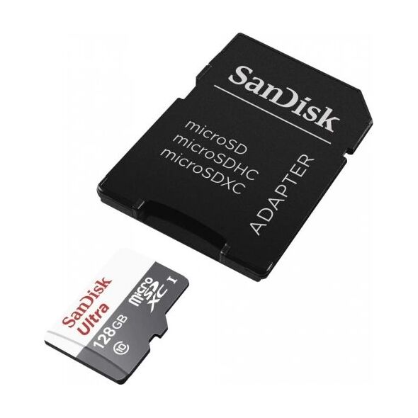 Karta SanDisk Ultra MicroSDXC 128 GB Class 10 UHS-I  (SDSQUNR-128G-GN6TA)