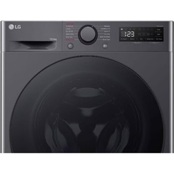 Pralko-suszarka LG LG | Washing machine with dryer | F4DR510S2M | Energy efficiency class A | Front loading | Washing capacity 10 kg | 1400 RPM | Depth 56.5 cm | Width 60 cm | Display | LED | Drying system | Drying capacity 6 kg | Steam function | Direct