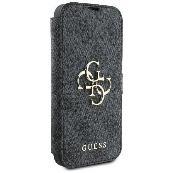Guess Guess GUBKP16S4GMGGR iPhone 16 6.1" czarny/black book 4G Metal Logo