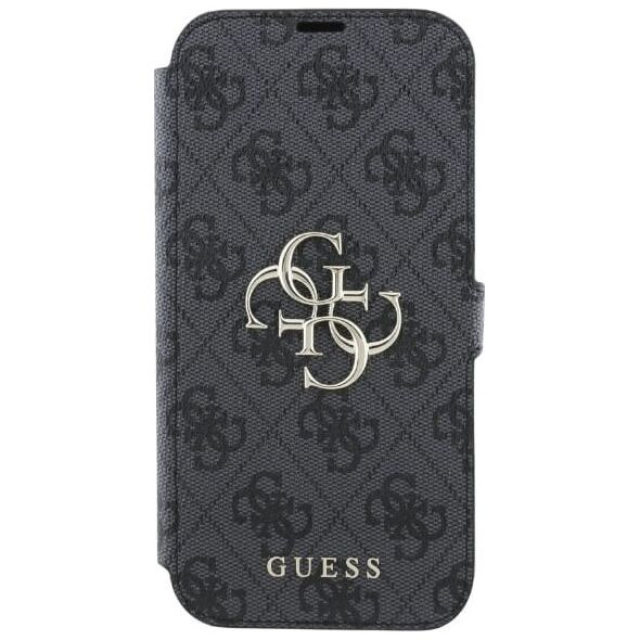 Guess Guess GUBKP16S4GMGGR iPhone 16 6.1" czarny/black book 4G Metal Logo