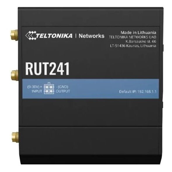 RUT241 (GLOBAL) WiFi/4G Router τυπική έκδοση EU