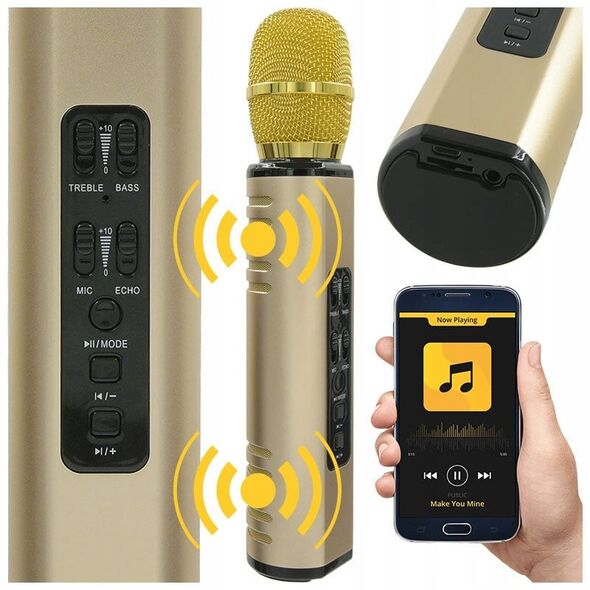 NN KM6 μικρόφωνο καραόκε Bluetooth ηχείο χωρίς καλώδιο