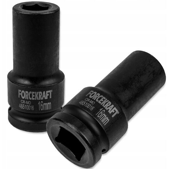 Forcekraft Βαθύ κρουστικό καρυδάκι 16mm 3/4" (6-γωνιακό)