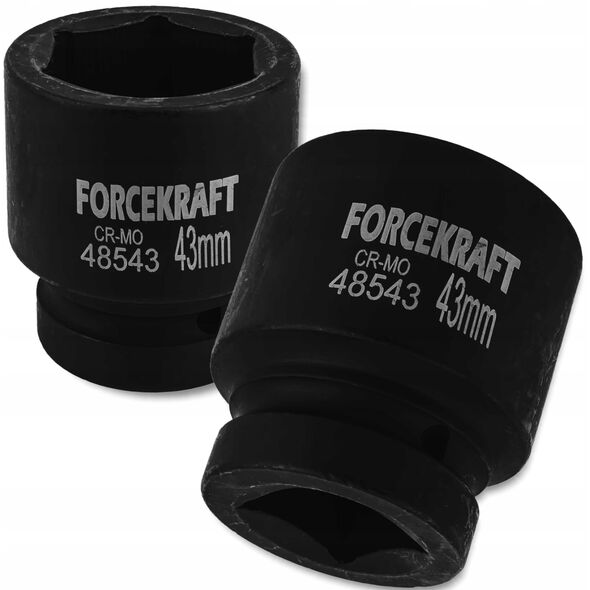 Forcekraft Καρυδάκι κρούσης 43mm 1" (6-γωνιακό)