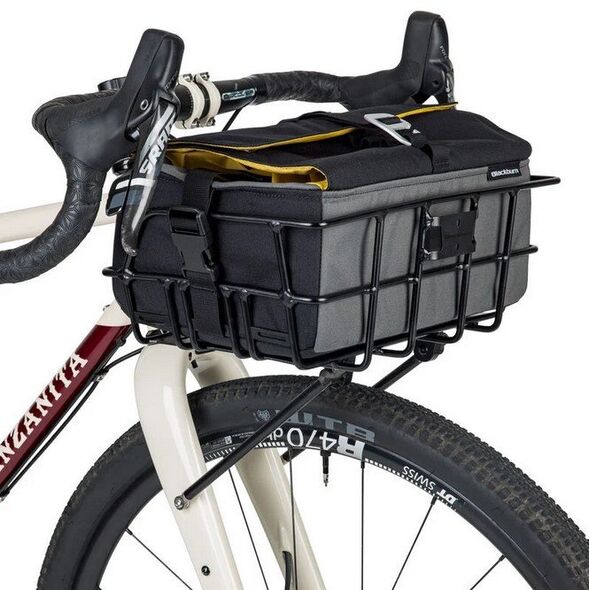 Torba na bagażnik BLACKBURN GRID BASKET BAG black/yellow/grey, wodoodporna, 8,5-22L (NEW 2025)