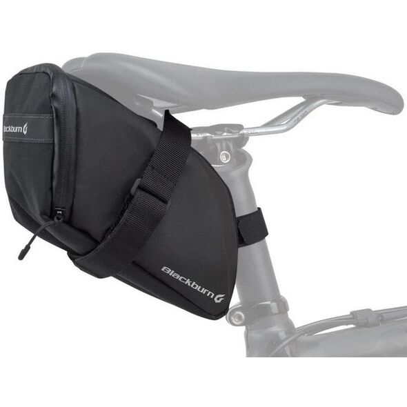Torba pod siodło BLACKBURN GRID LARGE SEAT BAG black, wodoodporna, odblaskowa, 1,9L (NEW 2025)