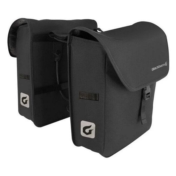 Torba na bagażnik BLACKBURN LOCAL SADDLE BAG PANNIER, wodoodporna, 13L, Zestaw 2 szt. (NEW 2025)