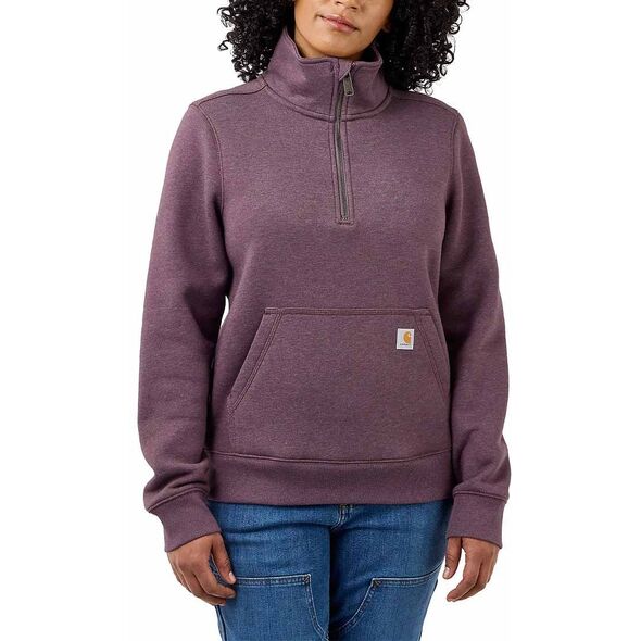 Carhartt Bluza Carhartt Midweight Half Zip Blackberry