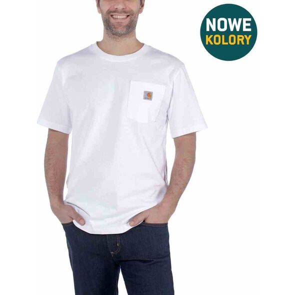 Carhartt Koszulka Carhartt Workwear Pocket S/S White