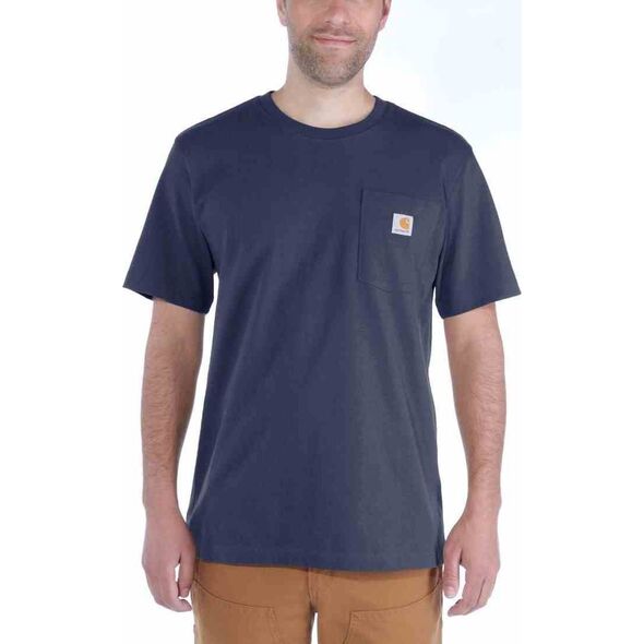 Carhartt Koszulka Carhartt Workwear Pocket S/S Navy