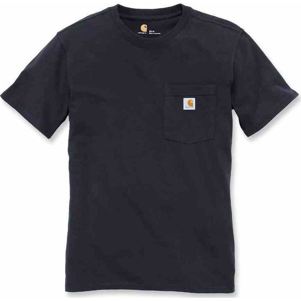 Carhartt Koszulka Carhartt WK87 Workwear Pocket Black