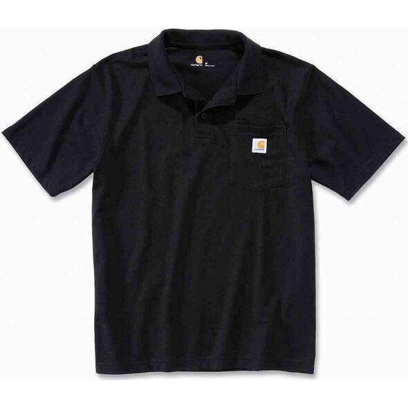 Carhartt Koszulka Carhartt Polo Contractor Work Black