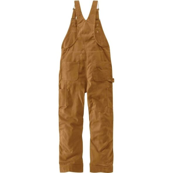 Carhartt Ocieplane Ogrodniczki Carhartt Firm Duck Brown
