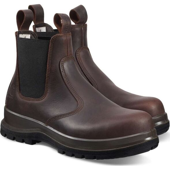 Carhartt Buty Carhartt Carter Chelsea Boot S3 Dark Brown