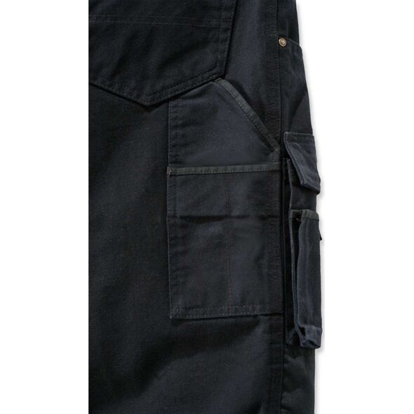 Carhartt Spodnie Carhartt Multi Pocket Washed Duck Black