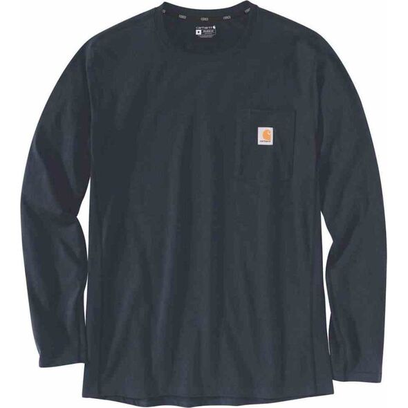 Carhartt Koszulka Carhartt Force Relaxed Fit L/S Navy