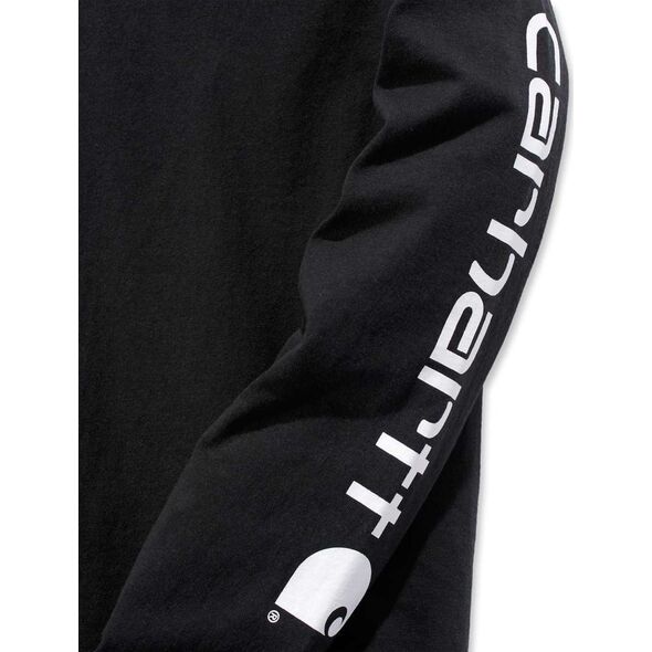 Carhartt Koszulka Carhartt Workwear Sleeve Logo Black