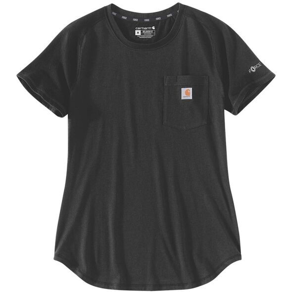 Carhartt Koszulka Carhartt Force Midweight Pocket Black
