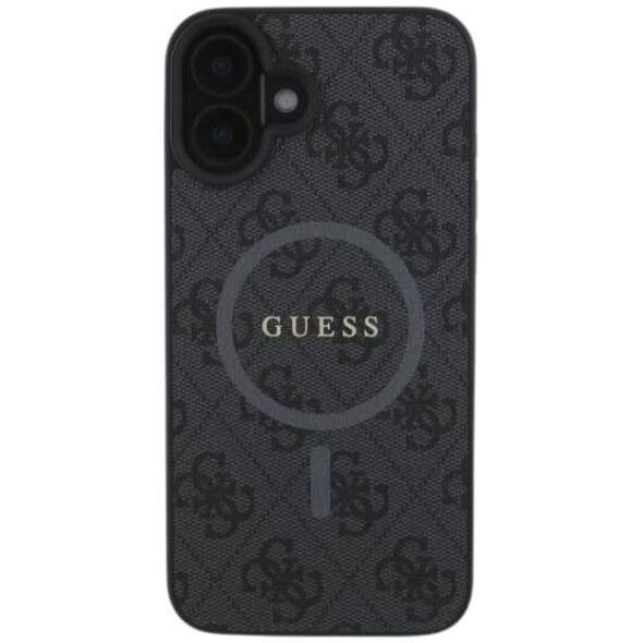 Guess Guess GUHMP16MG4GFRK iPhone 16 Plus 6.7" czarny/black hardcase 4G Ring Classic Logo MagSafe