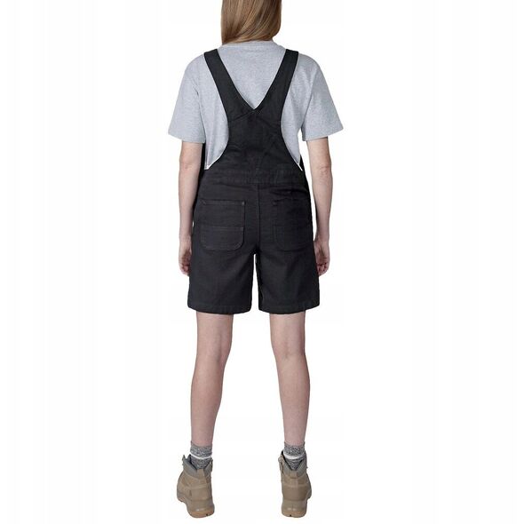 Krótkie Ogrodniczki Carhartt Rugged Canvas Black