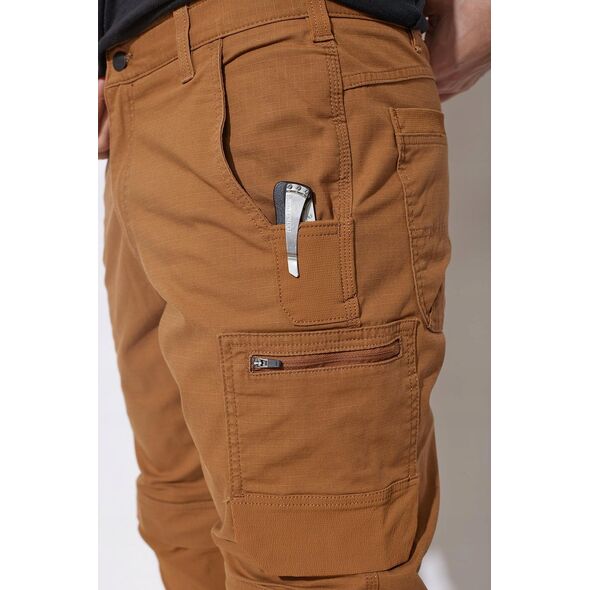 Spodnie Robocze Carhartt Steel Rugged Brown
