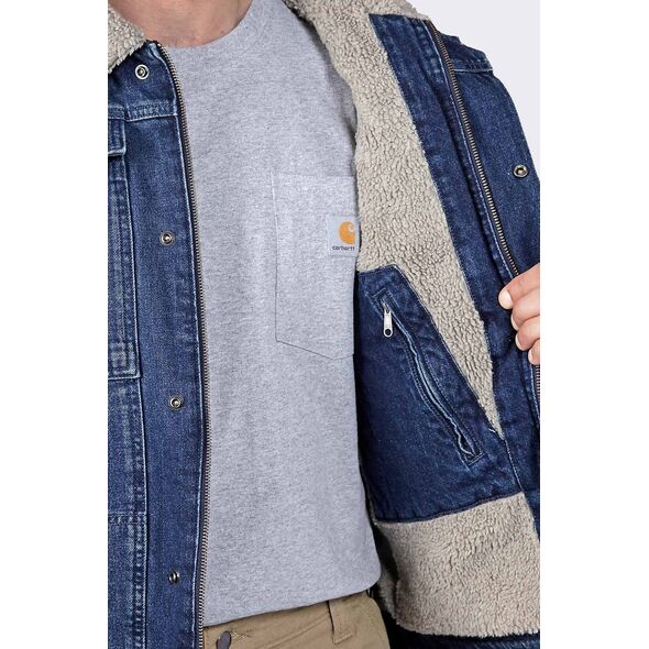 Kurtka Jeansowa Carhartt Denim Sherpa Beech