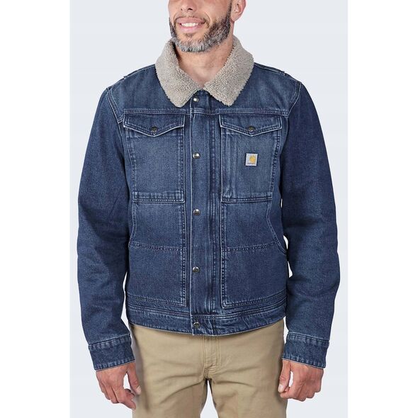Kurtka Jeansowa Carhartt Denim Sherpa Beech