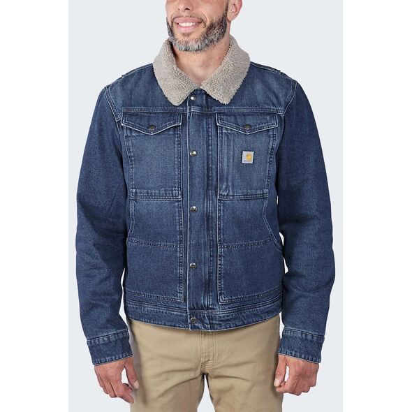 Kurtka Jeansowa Carhartt Denim Sherpa Beech