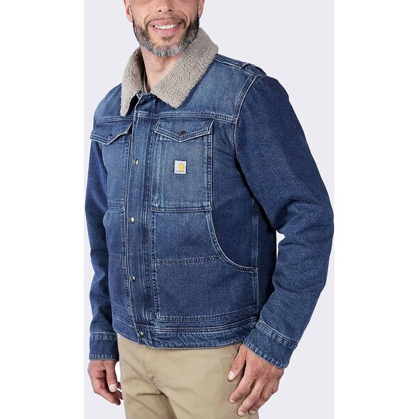 Kurtka Jeansowa Carhartt Denim Sherpa Beech