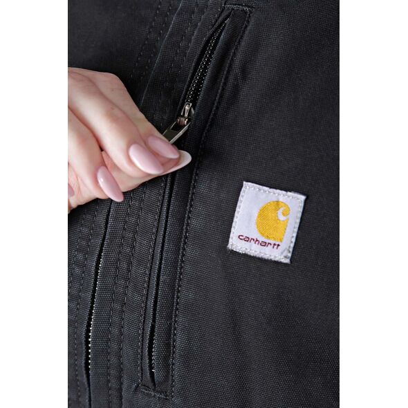 Damska Kurtka Carhartt Detroit Rugged Canvas Black