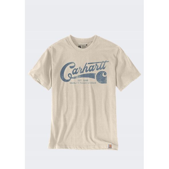 Koszulka Carhartt Light Script Graphic Oat Milk
