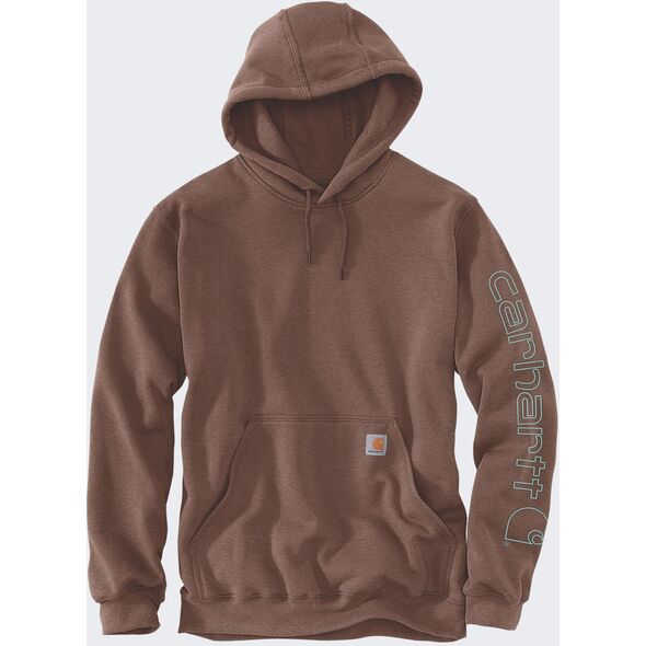 Bluza Carhartt Midweight Logo Sleeve Mocha