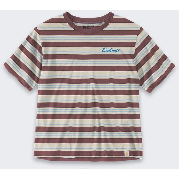 Koszulka Carhartt Striped Tencel Barnwood Stripe