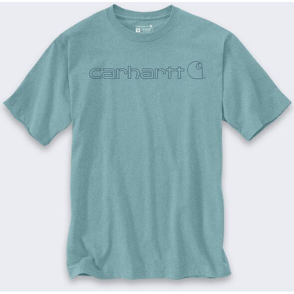 Koszulka Carhartt Dearborn Relaxed Logo SummerBlue