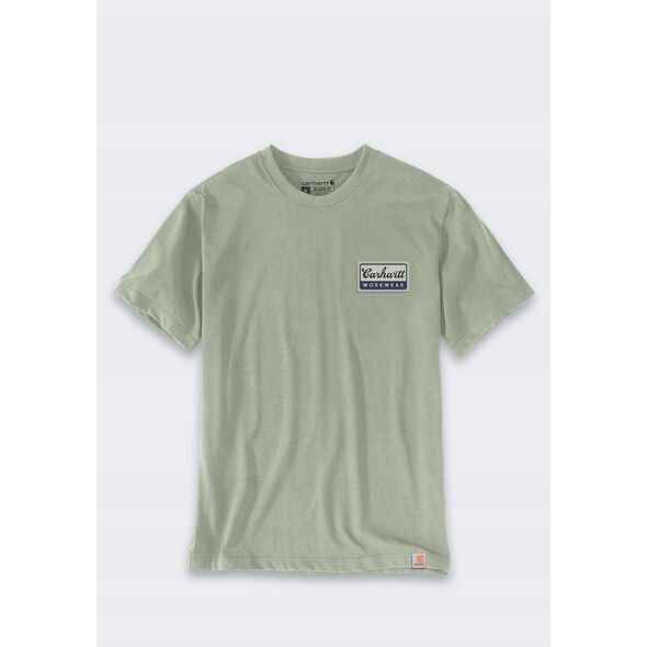 Koszulka Carhartt Script Patch Sage