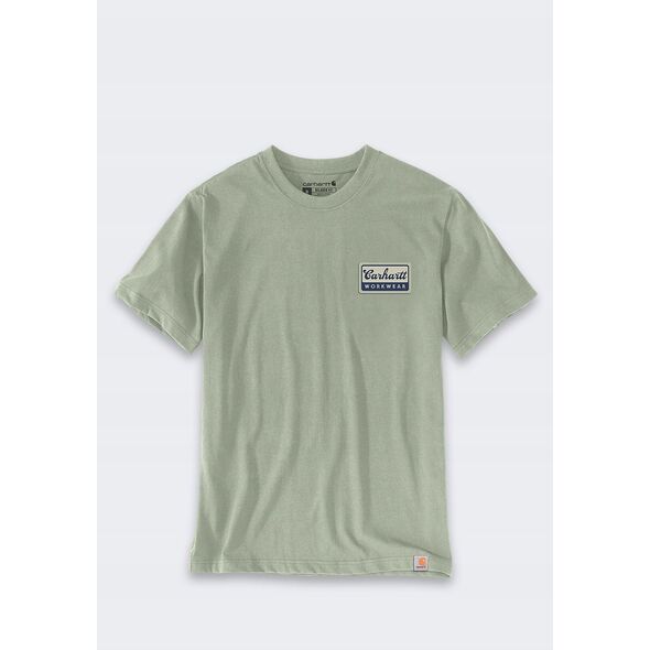 Koszulka Carhartt Script Patch Sage