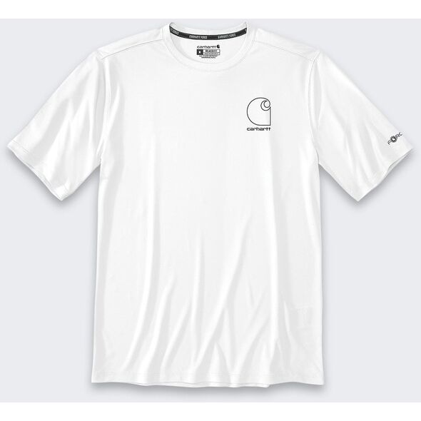 Koszulka Sun Defender Lightweight Logo SS White