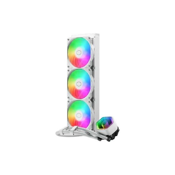 Cooler Master vodní chladič MasterLiquid 360 Core II, 3x120mm, LGA1851, AM5, bílá