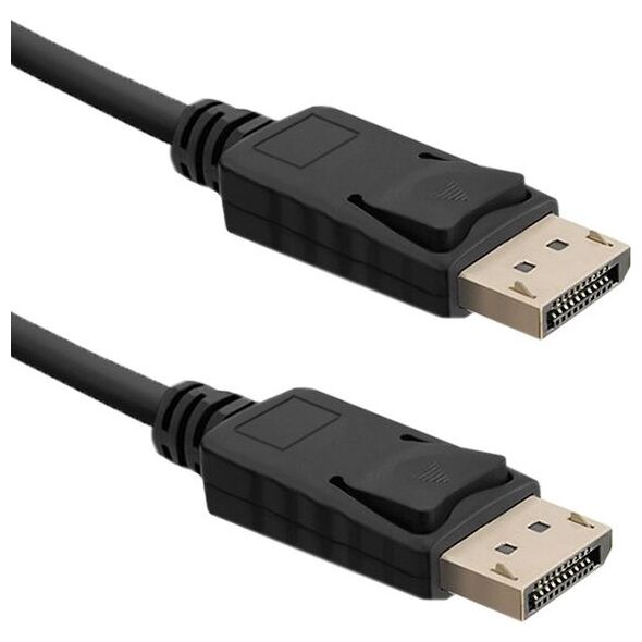 Kabel Qoltec DisplayPort - DisplayPort 0.5m czarny (50584)