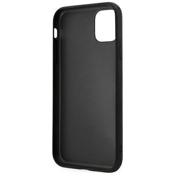 Guess Guess GUHCN61G4GFGR iPhone 11 6,1" szary/grey hard case 4G Metal Gold Logo
