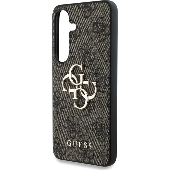 Guess Big 4G Logo Classic Logo Case for Samsung Galaxy S25 Plus Brown