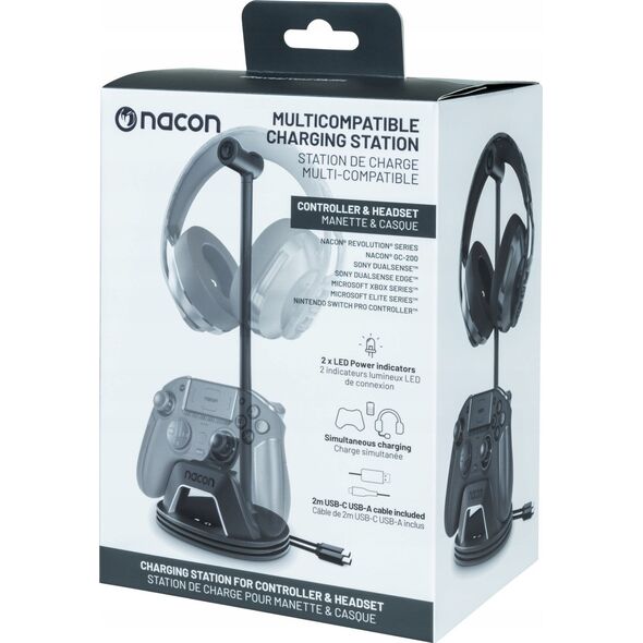 BigBen Nacon Multi Charge Stand μαύρη - Σταθμός φόρτισης για χειριστήριο