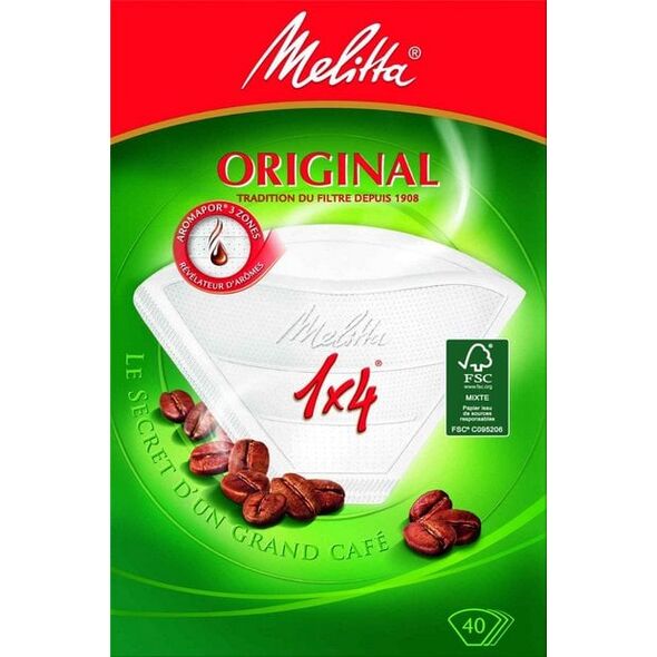 Melitta 1x4 40 τεμ. - Φίλτρα καφέ
