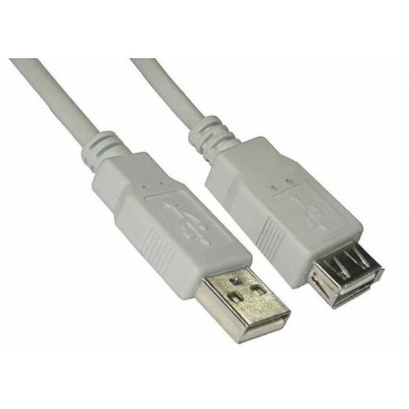 Brackton USB Αρσενικό - USB Θηλυκό 2μ Λευκό 4250923701652
