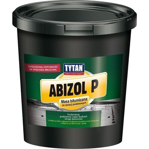 Tytan ABIZOL P TYTAN 18KG MASA BITUMICZNA DO IZOLACJI POWŁOKOWYCH [jm.SZT] - ABIZOL P18K
