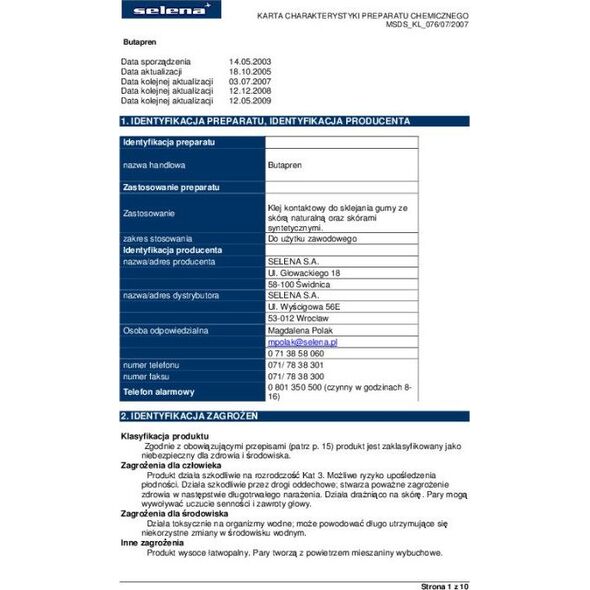 Tytan KLEJ BUTAPREN A 5.0L