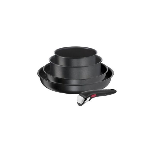 Σετ μαγειρικών σκευών Tefal Ingenio Daily Chef 5 τεμαχίων - Κατσαρόλες και τηγάνια + λαβή
