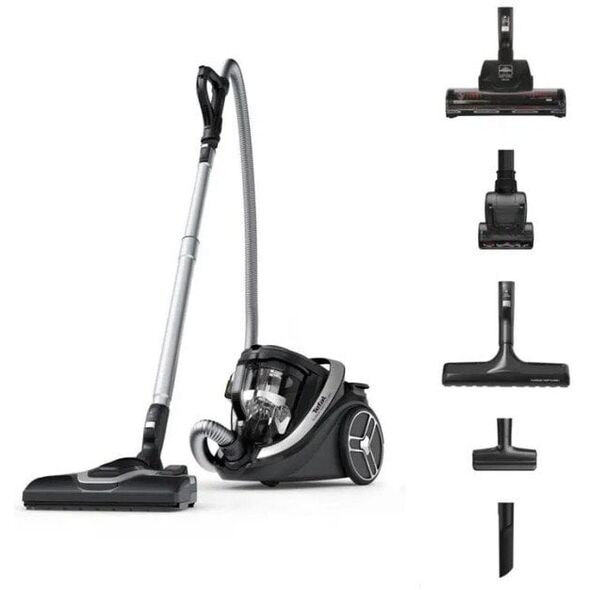 Tefal Silence Force Cyclonic Effitech 500 W χωρίς σακούλα μαύρη - Ηλεκτρική σκούπα