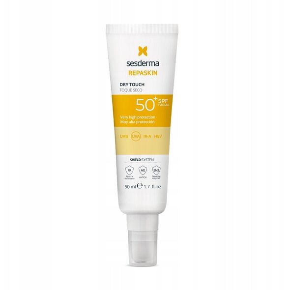 Sesderma Repaskin Facial Photoprotective Dry Touch Spf50+ veido kremas nuo saulės 50ml