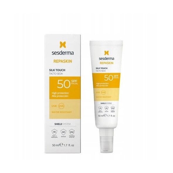 Sesderma Repaskin Facial Spf50 Silk Touch veido kremas nuo saulės 50ml